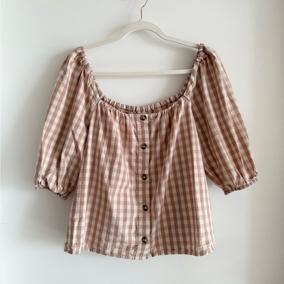 Faherty Tops - Faherty Cali Top in Charleston Gingham